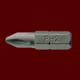 PH2500103  25mm長標準十字起子頭
